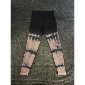 Offline by Aerie Small Hi Rise Leggings Women's Black Gray Tie Dye Size 0585‎